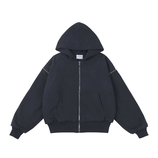 Midnight Navy Zip Hoodie V2